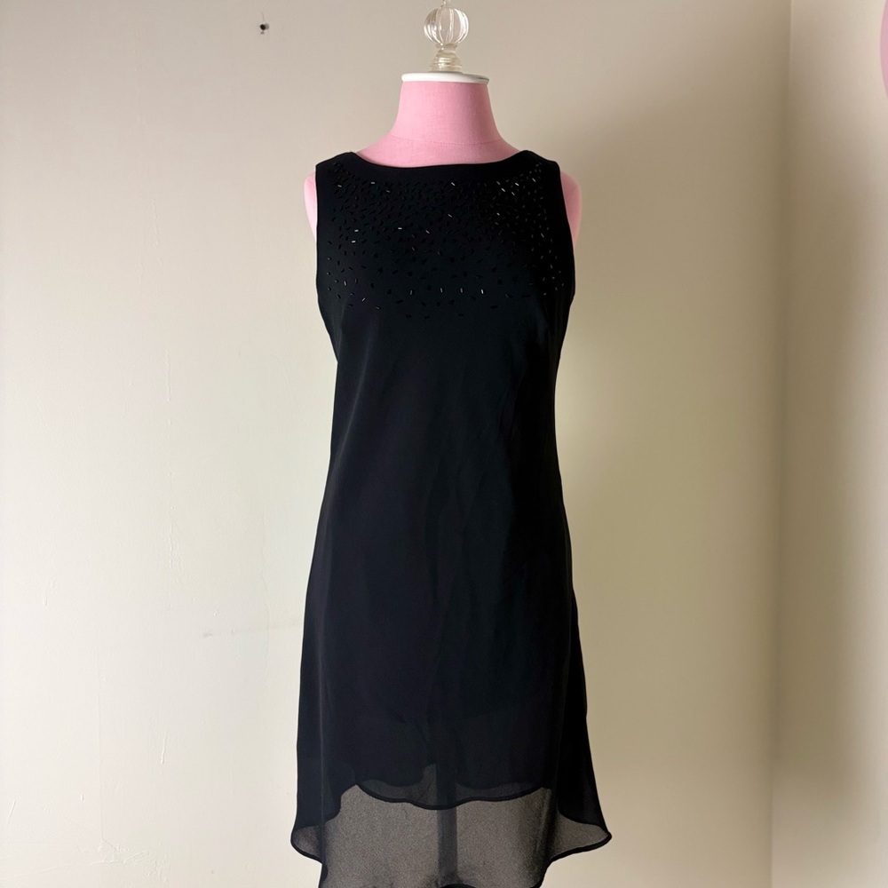 Ks Collection Black Cowl Back Dress